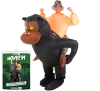 1 x RAW Customer Returns AirSuit Inflatable Monkey Costume Unusual performance costume Premium Quality Size Adult Polyester Pleasantly portable Resistant With inflation system OriginalCup  - RRP €43.91