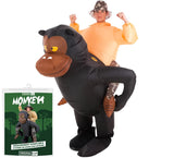 1 x RAW Customer Returns AirSuit Inflatable Monkey Costume Unusual performance costume Premium Quality Size Adult Polyester Pleasantly portable Resistant With inflation system OriginalCup  - RRP €43.78