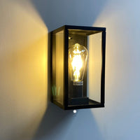 3 x RAW Customer Returns CGC Lighting Outdoor Wall Sconce Black Lighting, E27 Replaceable Bulb Black 2  - RRP €88.38