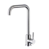 1 x RAW Customer Returns SOLVEX kitchen mixer tap, kitchen tap, 360 rotatable, stainless steel sink tap with high spout, modern single-lever kitchen tap with water inlet hose, DE-SP-10021 - RRP €32.26