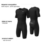 1 x RAW Customer Returns Lo.gas Men s Pro Trisuit Short Sleeve Triathlon Suit for Ironman Races and Triathlon Competitions - High Quality Triathlon Suit for Men Black L - RRP €66.54