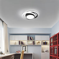 1 x RAW Customer Returns Goeco ceiling lamp LED, round ceiling light modern 32W 2350LM, ceiling lamps for bathroom, bedroom, hallway, kitchen, living room, balcony, 6500K cold white light, diameter 27cm - RRP €33.78