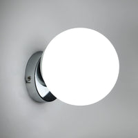 1 x RAW Customer Returns Tealight Wall Lamp Indoor, Modern Wall Sconce Indoor 15cm, E27 Indoor Wall Lamp with Glass Ball for Bedroom Hallway Without Bulb  - RRP €33.99