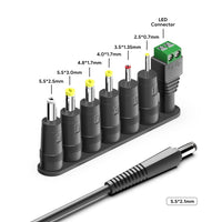 1 x RAW Customer Returns HKY 24V Universal Charger for Robot Vacuum Cleaner Conga Cecotec 1390 S1390 1290 Gryo Model 05145, Vileda M-448A SB35, External Hard Drives, LED Lamps, LCD Monitors, WiFi Router, Television, etc. - RRP €28.52