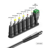 1 x RAW Customer Returns HKY 24V Universal Charger for Robot Vacuum Cleaner Conga Cecotec 1390 S1390 1290 Gryo Model 05145, Vileda M-448A SB35, External Hard Drives, LED Lamps, LCD Monitors, WiFi Router, Television, etc. - RRP €28.52