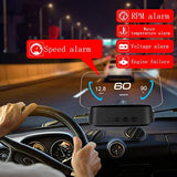 1 x RAW Customer Returns Keenso Car HUD Head Up Display, Universal Car OBD2 GPS System Car HUD Heads Up Display Projector Overspeed Alarm In-Car Audio Visual Equipment - RRP €114.47