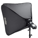 1 x RAW Customer Returns Godox Softbox 80 x 80 cm with S2 Type Flash Bracket Bowens Mount and Grid, Godox Softbox 80 for Studio Flash Speedlight Photography GODOX V1 V860 TT685 TT600 AD200 AD300 Godox Softbox SGGV8080  - RRP €71.9