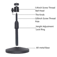 1 x RAW Customer Returns Drsn projector stand, desktop mini projector stand with 1 4 inch mounting screw, length 25-33cm, load 3kg - RRP €19.82