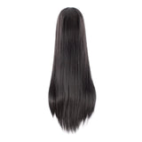 1 x RAW Customer Returns Wig Black Long Straight Straight Halloween Costume Wigs Women s Cosplay Black Wig Wig for Women Girls Halloween Cosplay Costume Party Carnival 80cm 32  - RRP €16.9