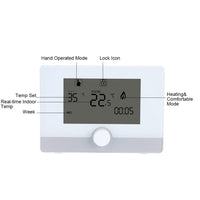 1 x RAW Customer Returns Programmable Digital Thermostat for Wall Mounted Boiler Heating Thermostat 02  - RRP €34.13