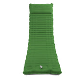 1 x RAW Customer Returns DEWEL Camping Sleeping Mat Self-Inflating with Foot Press Pump and Pillow, Outdoor Foldable Air Mattress Inflatable Waterproof for Hiking Camping and Outdoor Small Pack Size, Single - RRP €19.15