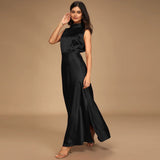 1 x RAW Customer Returns KOEMCY Women s Elegant Dress with Sleeveless Elegant Dress Cocktail Dress Formal Maxi Evening Dress Wedding Banquet Black,M  - RRP €32.99