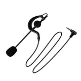 1 x RAW Customer Returns EJEAS Single Ear Headphones Earhook Headset Microphone Headset for Intercom, Referee Communication, for V6 V4 FBIM Q7 - RRP €21.99