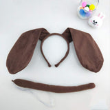 11 x Brand New Amosfun Long Dog Ears Headband Cosplay Costume Animal Ears Costume Dog - RRP €165.55