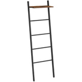 1 x RAW Customer Returns HOOBRO Towel Ladder, 5 Tier Ladder Rack, Towel Rack, Sturdy Clothes Rack, Space Saving, Industrial Style, for Living Room, Bedroom, Bathroom EBF73CJ01G1 - RRP €32.99