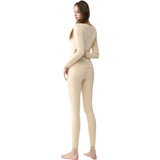 1 x Brand New Women s Thermal Underwear Winter Ski Underwear Warm Underwear Skin Color L  - RRP €14.77