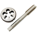 1 x RAW Customer Returns M13 1.25 Silver HSS Metric Tap and Die Set Thread Cutter and Round Thread Die Right Handed HSS Taper. - RRP €20.52