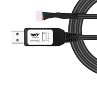 1 x RAW Customer Returns WitMotion USB to RS232 UART Converter Cable with CH340 Chip Terminated by 4-Way Female Header Serial Adapter 1m, Black Windows 10, 8, 7, Linux MAC OS - RRP €21.0