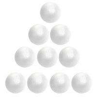 1 x RAW Customer Returns VALICLUD 10 pieces craft styrofoam balls white craft styrofoam balls styrofoam balls DIY for Christmas holidays handicrafts - RRP €20.4