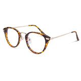 1 x RAW Customer Returns LINVO Frame Eyeglasses Women Round Retro UV400O Fake Glasses Women Men - RRP €58.8