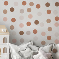 2 x Brand New Polka Dots Wall Stickers, Circle Wall Stickers Murals for Kids, Baby Room Decor Wall Decals for Girls Nursery Bedroom, Removable Party Wall Decorations for Living Room - RRP €40.8