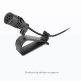 2 x RAW Customer Returns 3.5mm external microphone with 3m mounting cable Mic for car and vehicle head unit with Bluetooth enabled stereo, radio, GPS and DVD - RRP €17.98