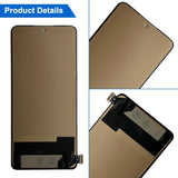 1 x RAW Customer Returns iYAiYO LCD Screen Display Digitizer Touch Screen Replacement Compatible with Xiaomi Redmi Note 12 PRO 4G 2209116AG, 2209116AG Incell Complete Screen with Tools-Black - RRP €34.1