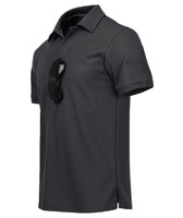 1 x RAW Customer Returns geeksport Men s Sports Polo Shirt Short Sleeve Slim Fit Short Sleeve T-Shirt - RRP €34.67