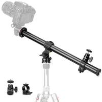 1 x RAW Customer Returns Koolehaoda Tripod Extension Arm, 42 cm Camera Transversal Horizontal Center Column with 360 Rotating Base for Overhead Photography, Macro and Low Angle Shots, Load up to 10 kg - RRP €40.33