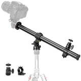 1 x RAW Customer Returns Koolehaoda Tripod Extension Arm, 42 cm Camera Transversal Horizontal Center Column with 360 Rotating Base for Overhead Photography, Macro and Low Angle Shots, Load up to 10 kg - RRP €40.33