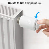 4 x RAW Customer Returns KETOTEK Digital Smart Life Radiator Thermostat Programmable Valve Thermostatic Head Heating Temperature Controller Additional Part for TRV Kit, with Wi-Fi - RRP €131.96