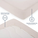 1 x RAW Customer Returns Blumtal Basics fitted sheet 90x200cm jersey in a set of 2 - bed sheet 90x200cm made of 100 cotton - OEKO-TEX certified fitted sheet 90x200 - mattress cover 90x200 cm - sheet - ivory - RRP €20.16