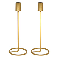 1 x Brand New LdawyDE Christmas Candle Holder, 2 Pieces Gold Metal Candlestick Ball Candle Holders Table Decoration for Wedding Living Room Table Decoration Tree Candles - RRP €22.8