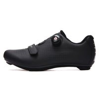 1 x RAW Customer Returns Cycling Shoes for Men, Women, Mountain Bike, Compatible with Shimano SPD Look Delta, Compatible with Peloton Bike Shoes, All Black 43 EU - RRP €58.99