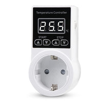 1 x RAW Customer Returns Iegefirm 1 Thermostat Socket with Sensor, Digital Temperature Control, Waterproof Temperature Switch, EU Plug - RRP €25.69