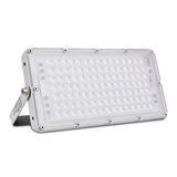 1 x RAW Customer Returns Viugreum LED floodlight 100w, ultra-thin floodlight cold white 6000K, super bright 10000Lm with 105LEDs SMD 2835 , IP66 waterproof outdoor spotlight for garden, garage, sports field, hotel etc. - RRP €26.66