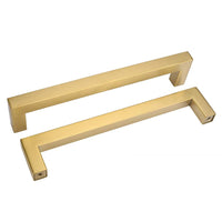 1 x RAW Customer Returns goldenwarm 15 pieces furniture handles 160mm furniture handles stainless steel golden handles LSJ12GD160 antique cabinet handles bar handle kitchen handles 160mm hole spacing - RRP €43.99