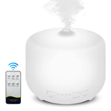 1 x RAW Customer Returns Ausstepax Aroma Diffuser 500ml Ultrasonic Humidifier Diffuser for Essential Oils with Remote Control, Fragrance Lamp for Essential Oils with 8 Colors Light, for Bedroom, Living Room, Office White - RRP €31.99