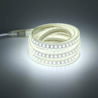 1 x RAW Customer Returns pcning 5730 LED strip waterproof 2M 230V direct connection, LED strip cold white 6000K 2 meters IP67 strip with EU plug cold white, 2  - RRP €23.18