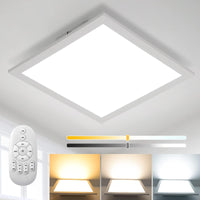 1 x RAW Customer Returns Aimosen Dimmable LED Ceiling Light Panel 30x30cm, 20W Ceiling Lamp with Memory Function, 2700K-6500K Color Temperature Warm White Neutral White Cold White Light Office Lamp Workshop Garage Living Room Lamp - RRP €40.33