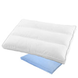 1 x Brand New Baby First Pillow with Pillowcase for Boys and Girls, 46 x 33 cm, Breathable, Soft, 100 Cotton - RRP €19.2