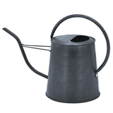 1 x RAW Customer Returns HORTICAN watering can, garden watering can made of galvanized zinc, for indoor and outdoor use, flowers, houseplants, garden tools for irrigation with narrow long nozzle and high handle 1.5 liters  - RRP €25.2