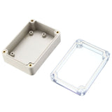 1 x RAW Customer Returns sourcing map 83x58x33mm Electronic Waterproof IP65 Sealed ABS Plastic DIY Junction Box Housing Clear - RRP €10.07