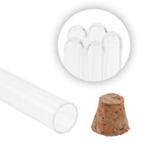 2 x RAW Customer Returns Faburo 40 pieces test tubes hard plastic, clear plastic test tubes 75 x 12 mm, 5 ml - RRP €14.08