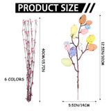 1 x Brand New Fadcaer 26pcs Artificial Easter Spray Vine with Eggs Berries Garland Branches Spring Floral Picks Stems Decorations Easter Egg Branch for DIY Floral Arrangement Spring Wreath Decoration - RRP €7.55