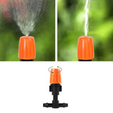 1 x RAW Customer Returns 50 Pieces Garden Irrigation Sprinklers, Adjustable Irrigation Drippers, Irrigation Mist Nozzle Sprinklers for Garden Drip Irrigation System - RRP €12.1