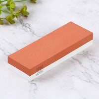 1 x Brand New Wisamic whetstone whetstone for knives - double-sided sharpening stone, 3000 8000 grit, with rubber stone holder and knife sharpening angle guide - RRP €20.4