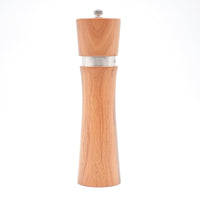 1 x RAW Customer Returns Haramgcourt Salt Pepper Mill Wood 22cm 100 Acacia Salt Mill Spice Mill Tray Ceramic Grinder Pepper Grinder Manual Single - RRP €20.4