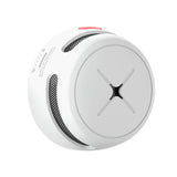 1 x RAW Customer Returns Smoke detector, AEGISLINK 10-year battery mini photoelectric fire detector, fire detector with test mute button, low battery warning, S500, set of 1 - RRP €13.7