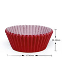 1 x RAW Customer Returns Gcardist 300pcs Standard Muffin Cases Cupcake Cups Food Grade Uniform Fresh Red Color Muffin Paper Baking Cups Cupcake Cases Standard Size  - RRP €7.55